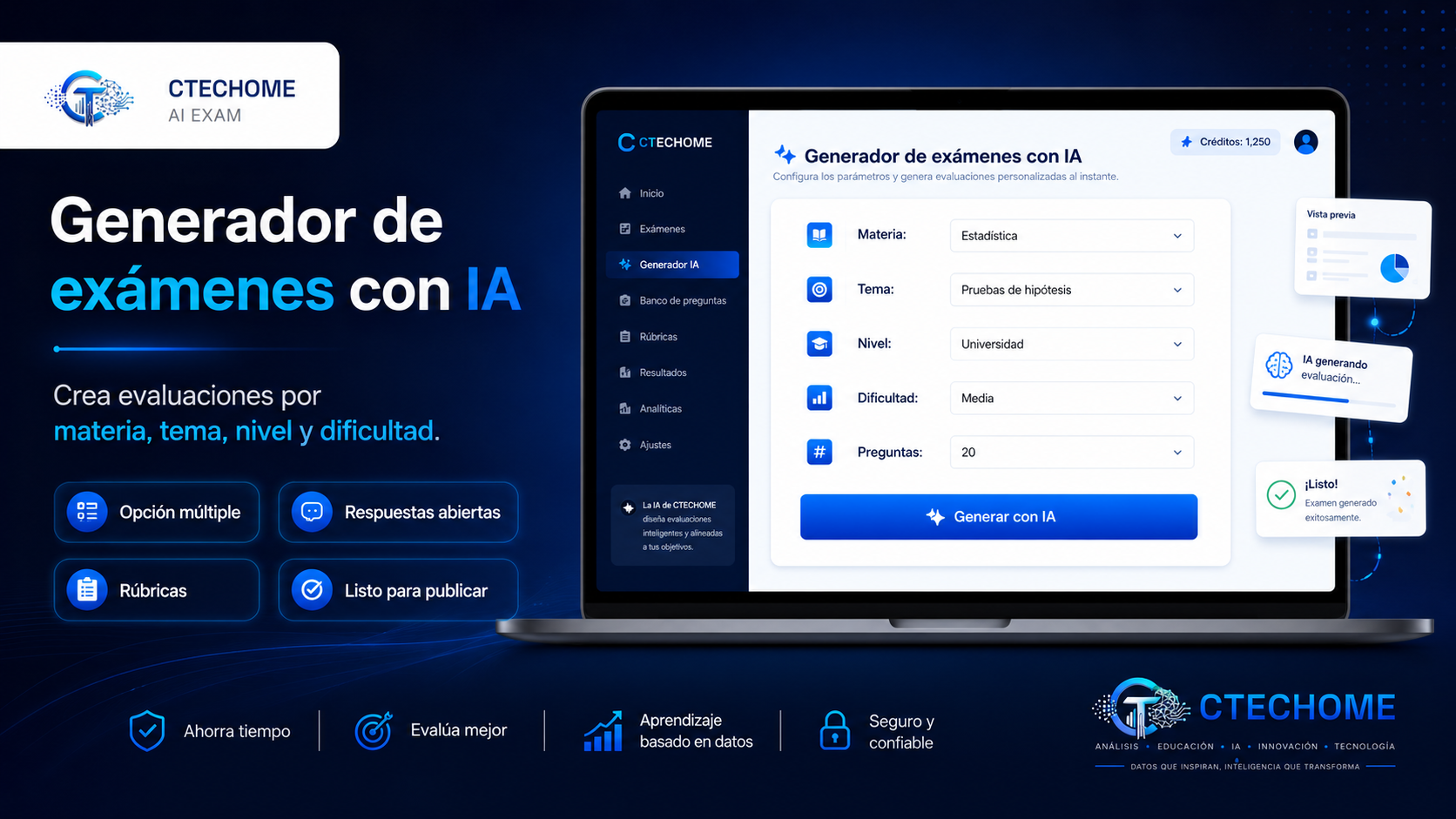 Generador de exámenes con IA